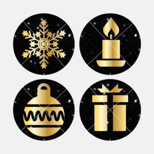 40035 Christmas Black Gold 2