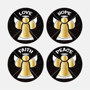 40068 Angels Gold w/Words