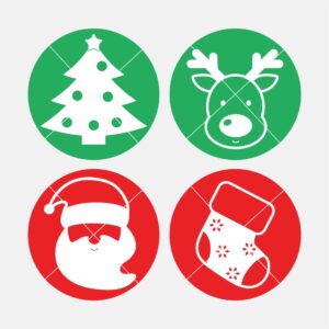 40038 Christmas Red  Green