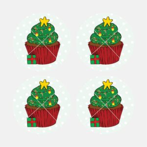 40194 Cupcakes Xmas Tree