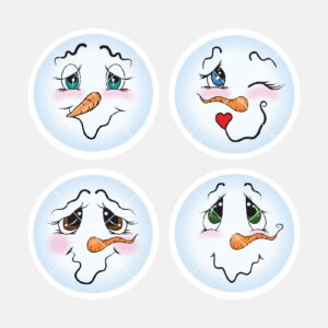 40280 Snowman Faces