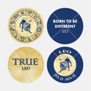 40296 Zodiac Blue Leo