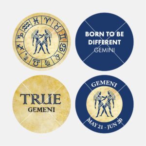 40298 Zodiac Blue Gemini