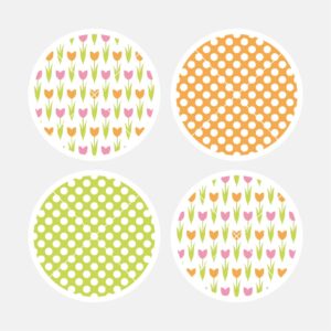 40113 Tulips Pink Orange