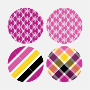 40085 Snowflakes Stripes