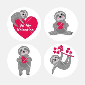 40121 Sloth Valentine