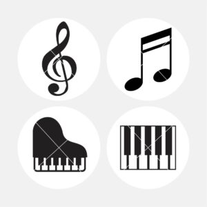 40134 Musical Notes Piano