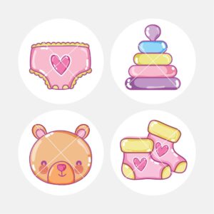 40172 Baby Girl Icons