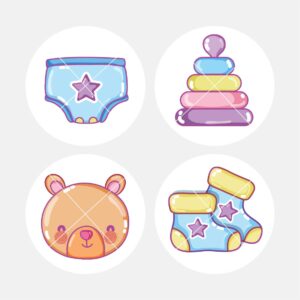 40173 Baby Boy Icons