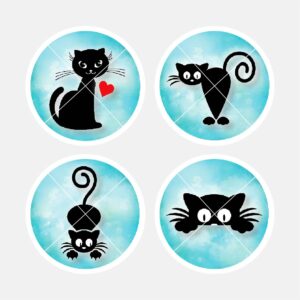 40419 Cat Silhouettes