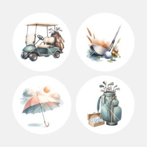 40556 Golf Watercolor