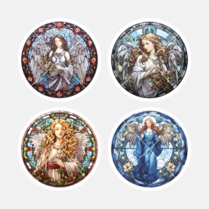 40483 Stained Glass Angels 2