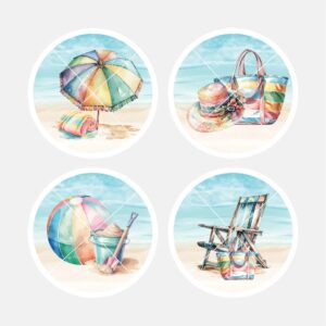 40448 Beach Watercolor