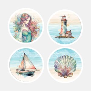 40449 Mermaid Watercolor