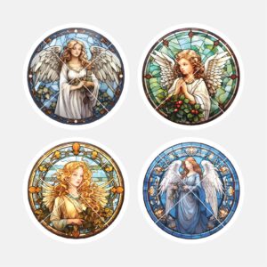 40482 Stained Glass Angels