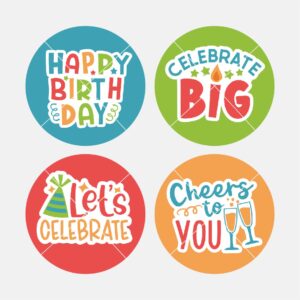 40492 Birthday Stickers