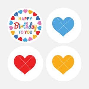 40501 Birthday Hearts